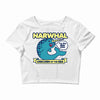 narwhal Crop Top