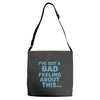 bad feeling Adjustable Strap Totes