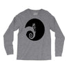 nightmare before christmas black logo Long Sleeve Shirts
