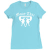muay thai  mma kampfsport boxen mycult Ladies Fitted T-Shirt