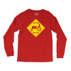 tractor crossing farmer's road warning sign Long Sleeve Shirts