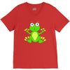 frog cute V-Neck Tee