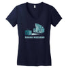 shark weekend Women's V-Neck T-Shirt