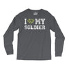 i love my soldier regular camouflage Long Sleeve Shirts
