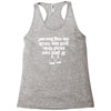 if you can read this put me back on my horse Racerback Tank