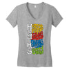 animal houses Women's V-Neck T-Shirt