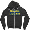 hokey cokey anonymous, ideal birthday gift or present Zipper Hoodie