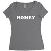 Honey Women's Triblend Scoop T-shirt
