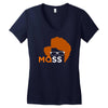 moss Women's V-Neck T-Shirt