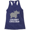 chubby unicorn rhino Racerback Tank