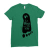 eat drink and be scary 2 Ladies Fitted T-Shirt