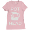 pot head coffee lover Ladies Fitted T-Shirt