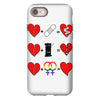 ls lesbian full heart iPhone 8