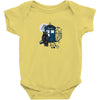 Owl And Tardis Baby Onesie