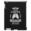 I am a Lung Cancer Survivor - What's Your Superpower? iPad 3 and 4 Case