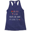 are red is red Racerback Tank