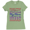 my mom is in heaven forever Ladies Fitted T-Shirt