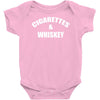 cigarettes and whiskey Baby Onesie
