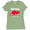 nutria its whats for dinner Ladies Fitted T-Shirt