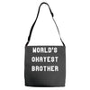 world's okayest brother Adjustable Strap Totes