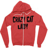 crazy cat lady Zipper Hoodie