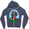 little mummra after a rough day Zipper Hoodie