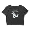 alternatives to war play rugby Crop Top