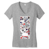 girls fashion Women's V-Neck T-Shirt