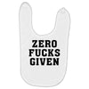 Zero Fucks Given Baby Bibs
