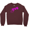 fuck love party Crewneck Sweatshirt