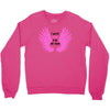 i wear pink for my mom Crewneck Sweatshirt