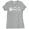 eat sleep scuba dive Ladies Fitted T-Shirt
