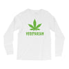 Vegetarian Pot Leaf Long Sleeve Shirts
