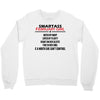 Smartass February Girl Crewneck Sweatshirt