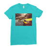 dinosaur in newyork Ladies Fitted T-Shirt