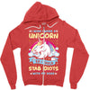 I Wish I Were a Unicorn So I Could Stab Idiots with My Head Zipper Hoodie