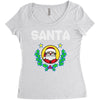 santa christmas Women's Triblend Scoop T-shirt