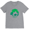 mega grass V-Neck Tee