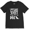 i just want to drink beer &amp; hang with V-Neck Tee