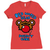 red nosed bear Ladies Fitted T-Shirt