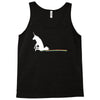 unicorn scooting on the floor Tank Top