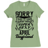 This Girl Is Taken By A Super Sexy April Boyfriend Ladies Fitted T-Shirt