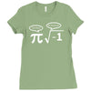 be rational get real nerdy geek pi nerd Ladies Fitted T-Shirt