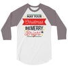 may your christmas be merry &amp; bright 3/4 Sleeve Shirt