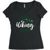 Daddy's Hiking Buddy Women's Triblend Scoop T-shirt