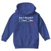 am i drunk Youth Hoodie