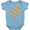 ugly pumpkin pie Baby Bodysuit