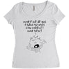 what if we die Women's Triblend Scoop T-shirt