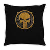 punisher punk Throw Pillow