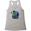 spooky city creatures   hockey team Racerback Tank